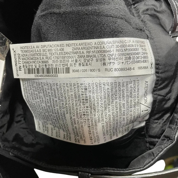 Zara Belted Faux Leather Mini‎ Skirt Black Size Small - Picture 7 of 10